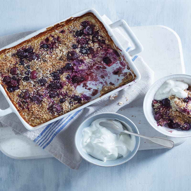 Photo of Berry-baked oats with coconut by WW