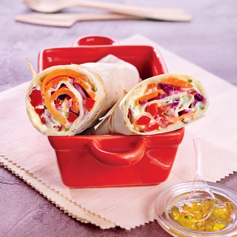 Wrap de légumes