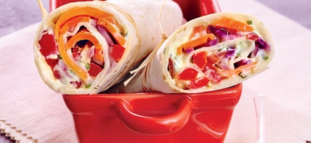 Wrap de légumes