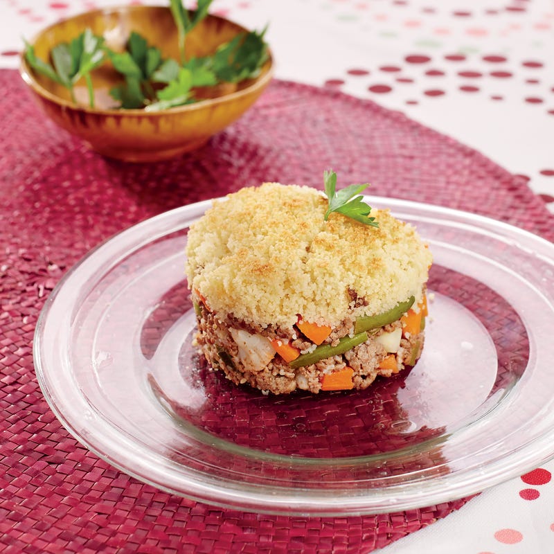 Couscous façon gratin