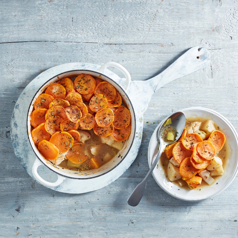 Photo of Sweet potato, chicken & leek hotpot by WW
