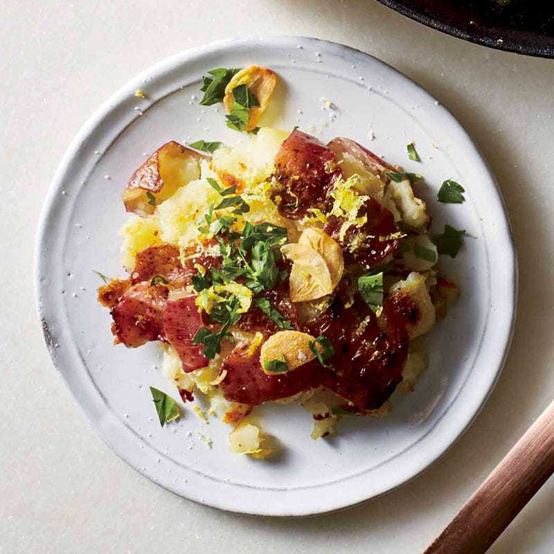 Photo of Smashed potatoes with lemon salt by WW