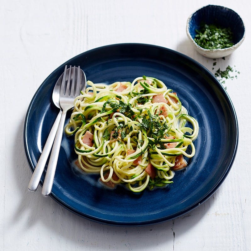 Photo of Zucchini zoodle carbonara by WW