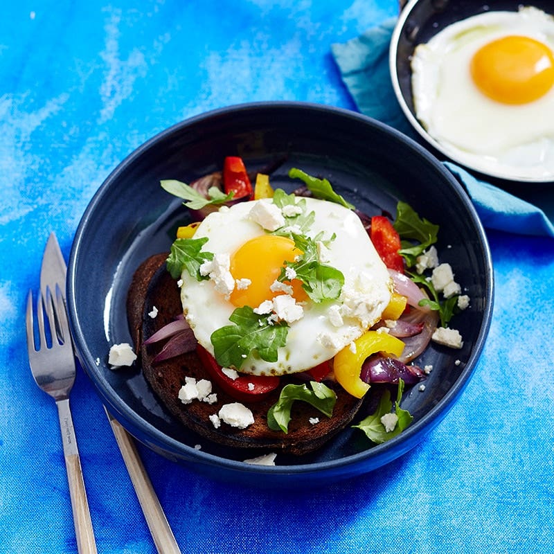 Greek-style eggs