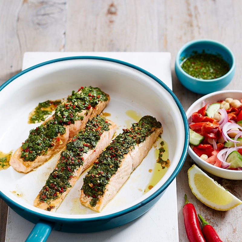 Chermoula salmon