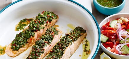 Chermoula salmon