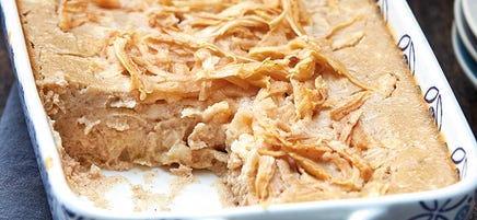 Apfelauflauf mit Tonkabohnencreme