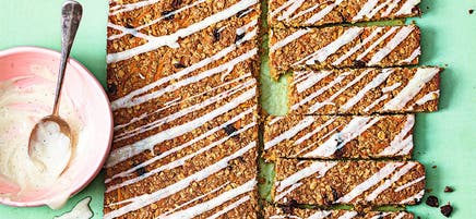Carrot cake flapjacks