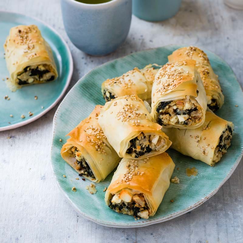 Photo of Spinach, walnut & feta rolls by WW