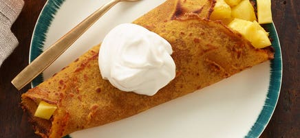 Crêpes de type gâteau aux carottes