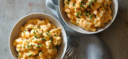 One-pot butternut squash mac and cheese
