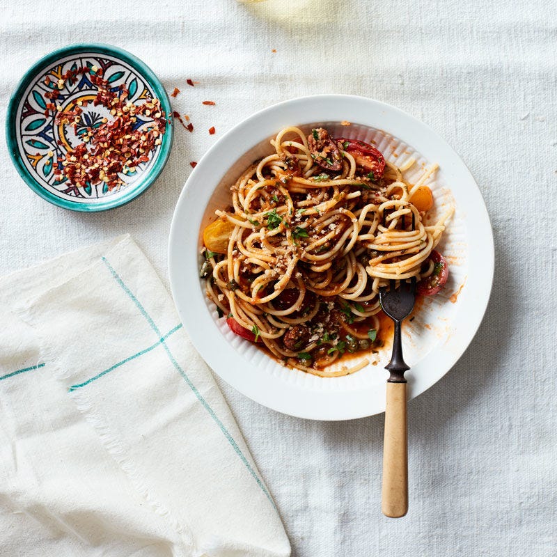 Photo de Pates puttanesca par WW