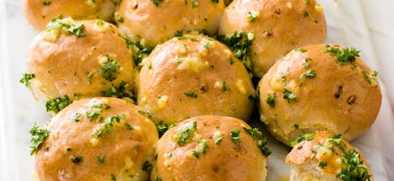 Garlic dough balls