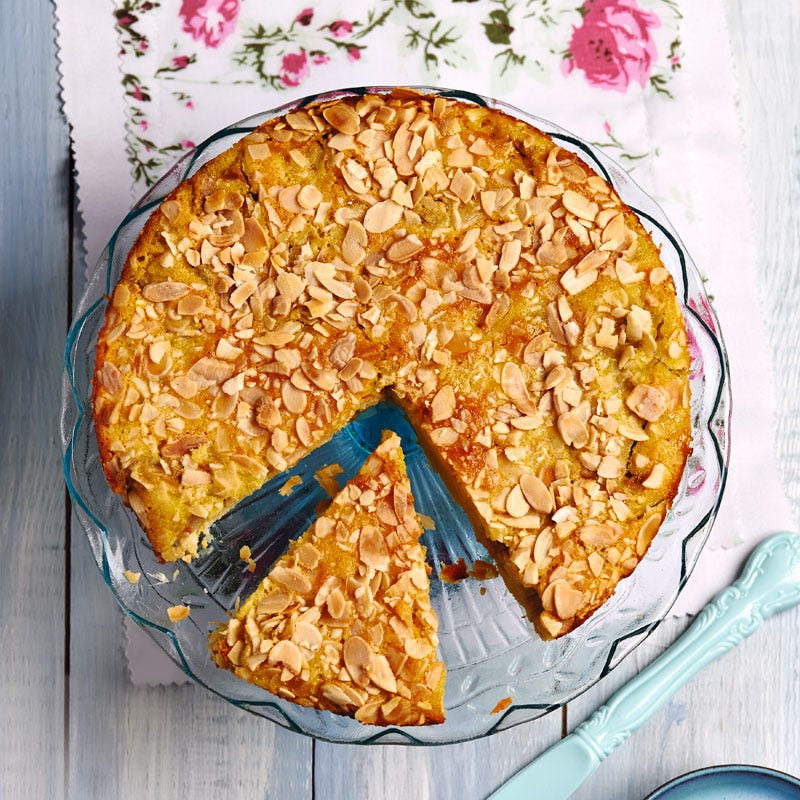 Mandel-Rhabarber-Kuchen