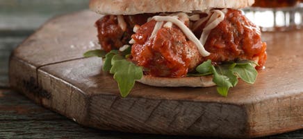 Turkey Meatball Sandwich