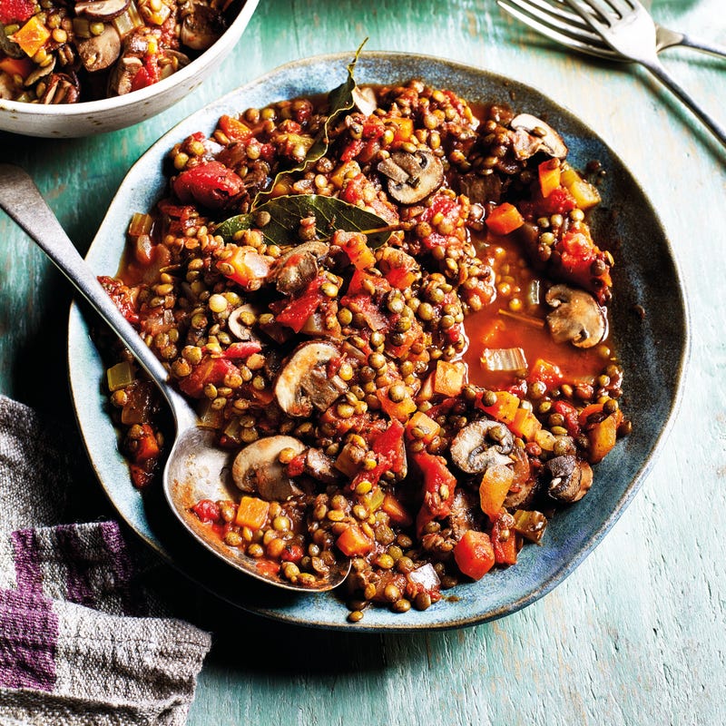 Photo of Mushroom & lentil ragu with spaghetti by WW