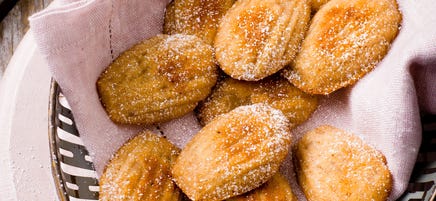 Cinnamon apple madeleines