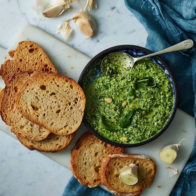 Photo of Sourdough toasts & pesto by WW