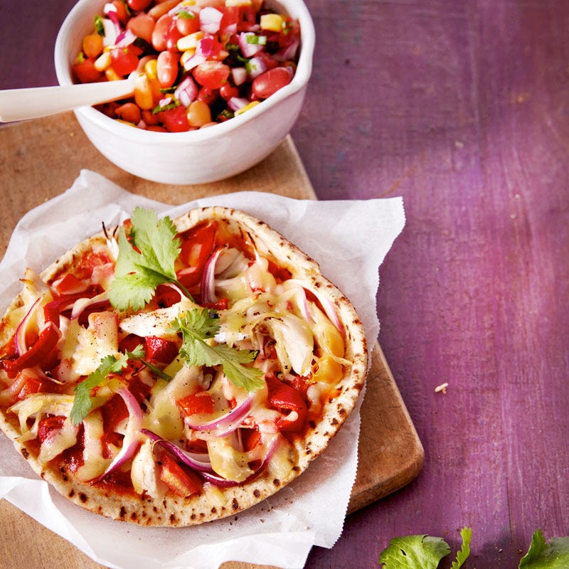 Photo of Chicken tex-mex pitta pizza by WW