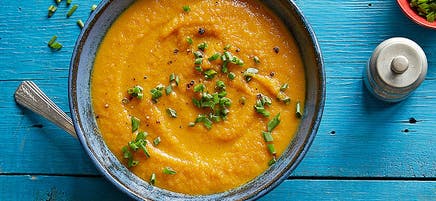 Bisque à la courge musquée et aux épices marocaines