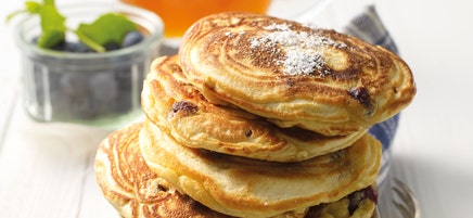 Pancakes aux myrtilles