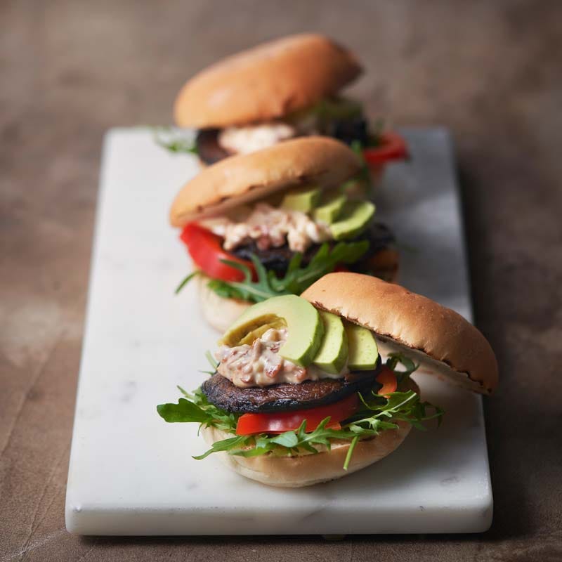 ViktVäktarna - Portabelloburgare med tomataioli