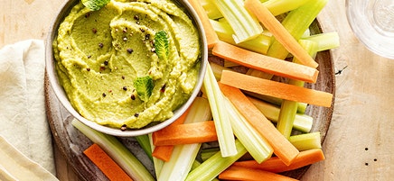 Dip aux deux pois, façon houmous