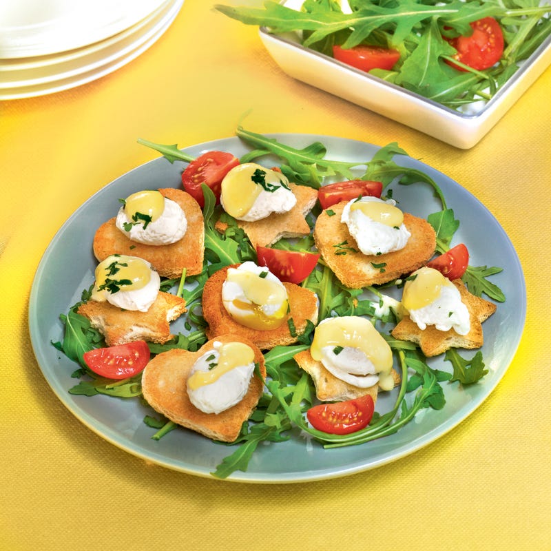 Oeufs de caille Bénédicte