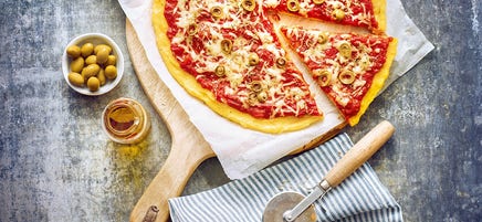 Polenta façon pizza de Laurence