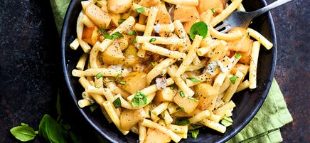 Macaronis poire gorgonzola de Lisa