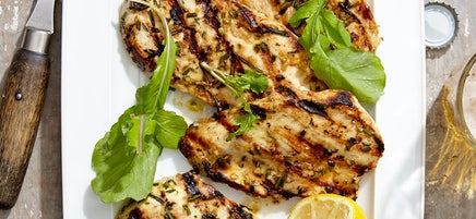 Poitrines de poulet au romarin et au citron