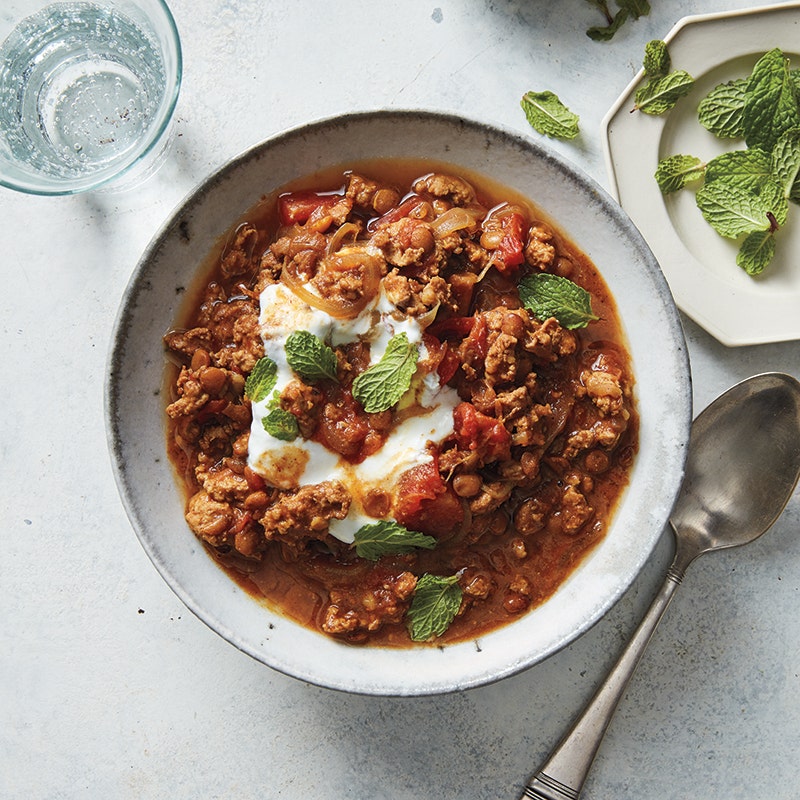Turkey-lentil curry