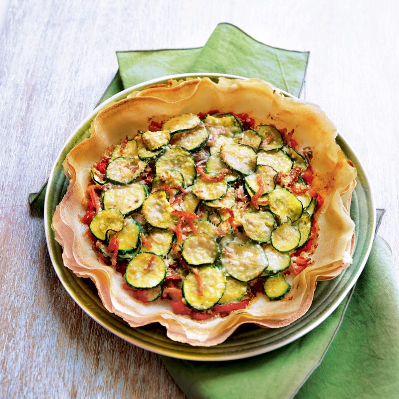 Tarte courgette et ricotta de Christelle