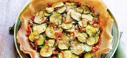 Tarte courgette et ricotta de Christelle