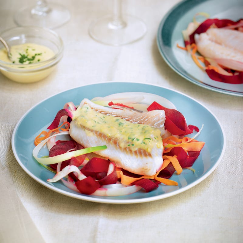Églefin, sauce hollandaise au yaourt