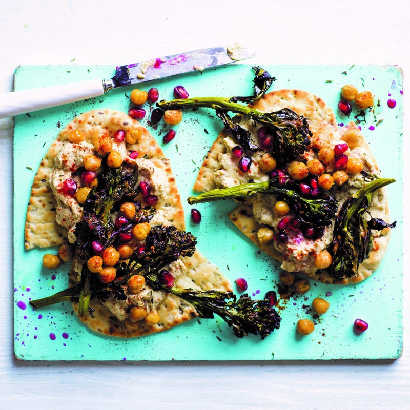 Photo of Roasted purple sprouting broccoli flatbreads by WW