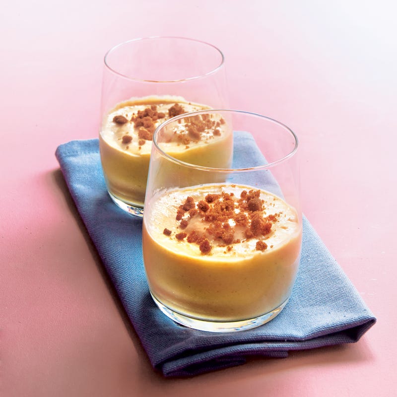 Mousse de pomme banane aux spéculoos