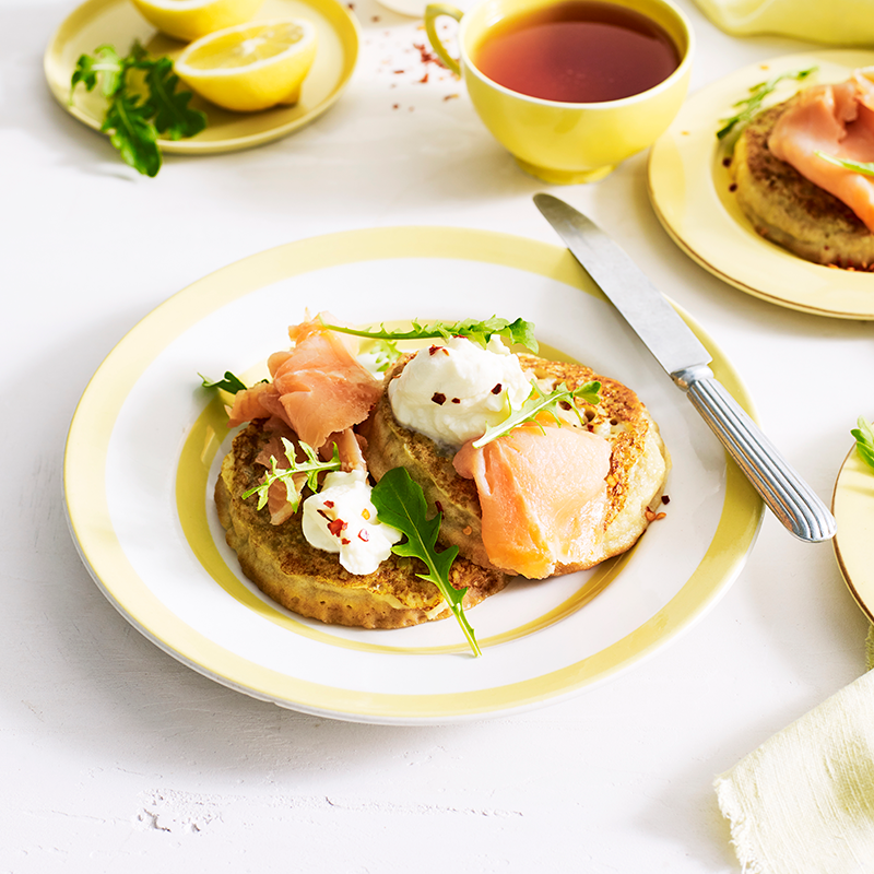 Savoury French toast crumpets