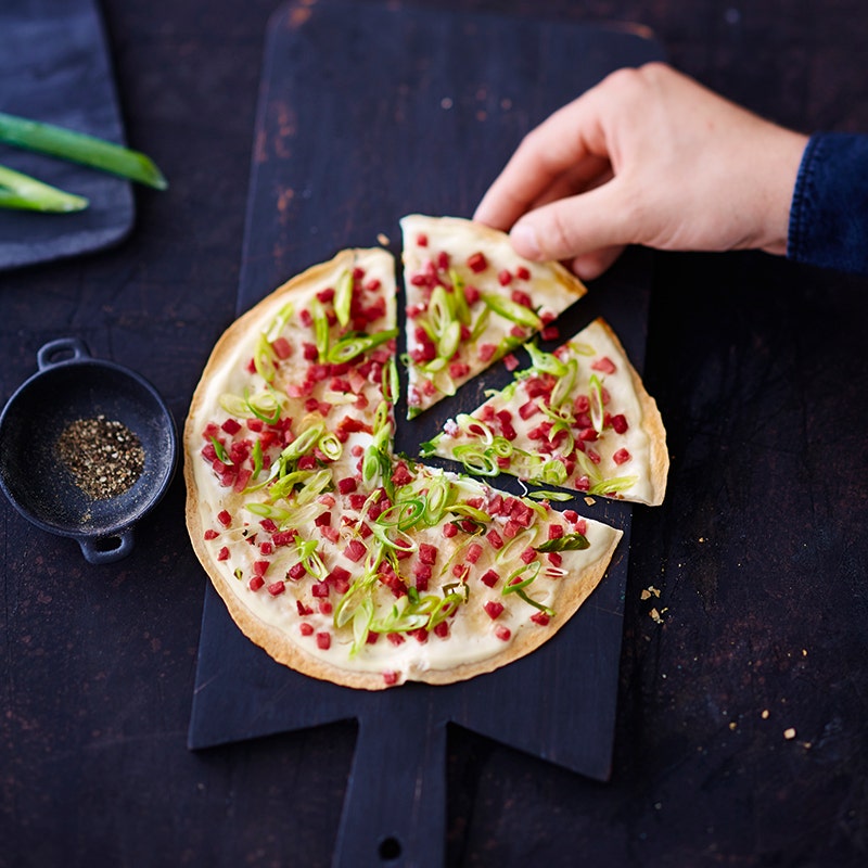 Snelle flammkuchen