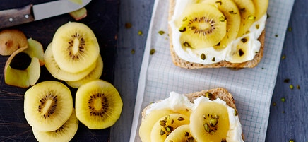 Petit pain complet au kiwi