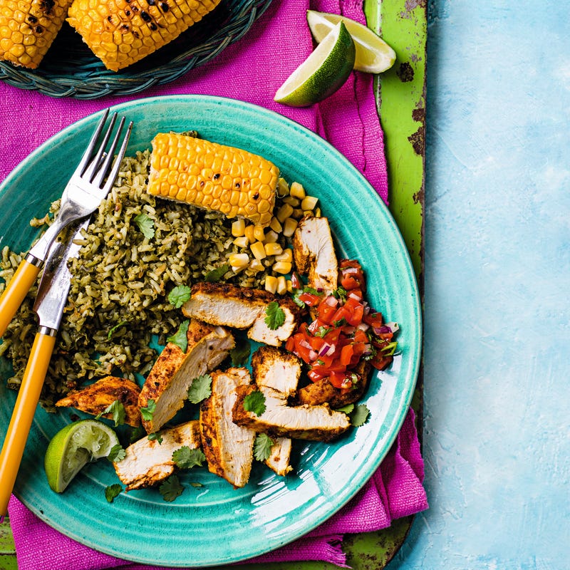 Photo of Chicken with green rice by WW