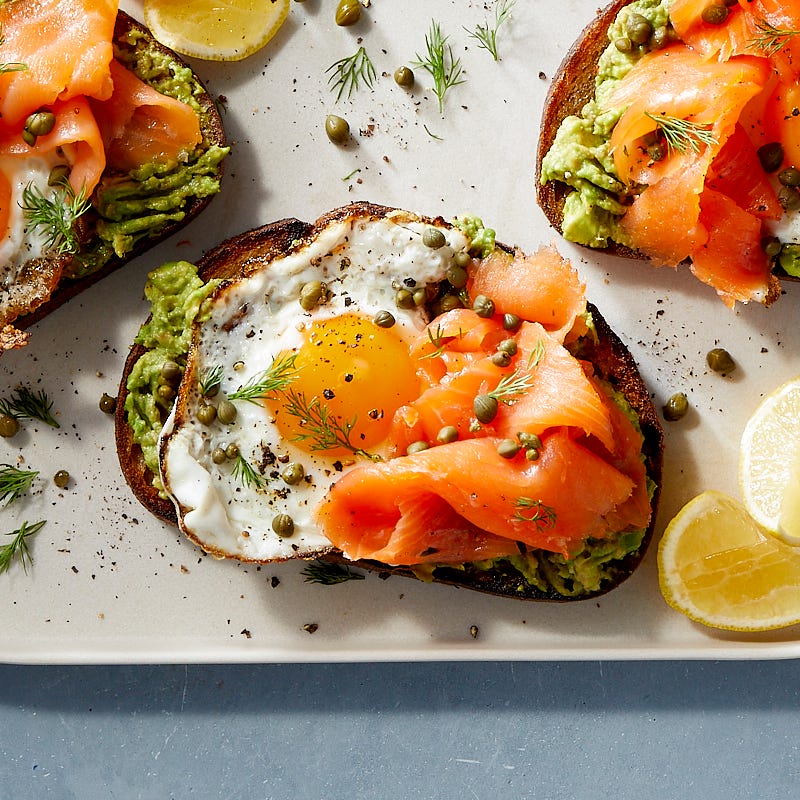 Smoked Salmon and Egg Avocado Toast