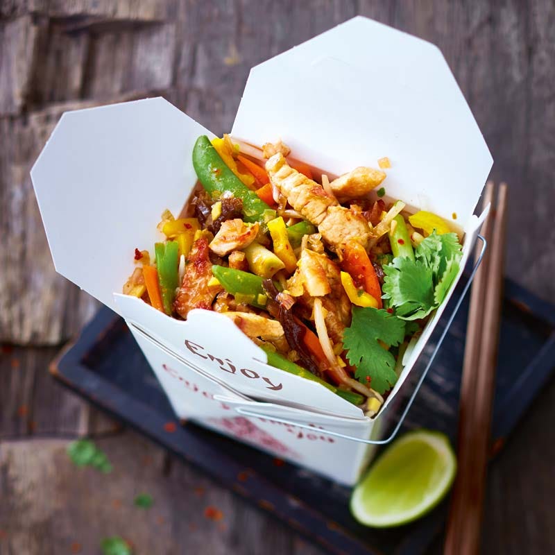 ViktVäktarna - Snabb wok med fläskkotlett och grönsaker