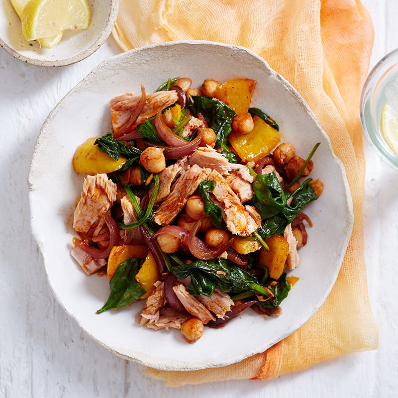 Photo of Smoky tuna and chickpea pan-fry by WW