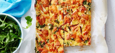 Salmon pan eggs