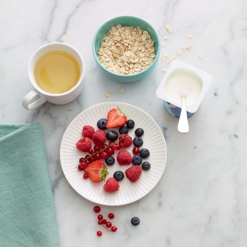 Flocons d'avoine aux fruits rouges
