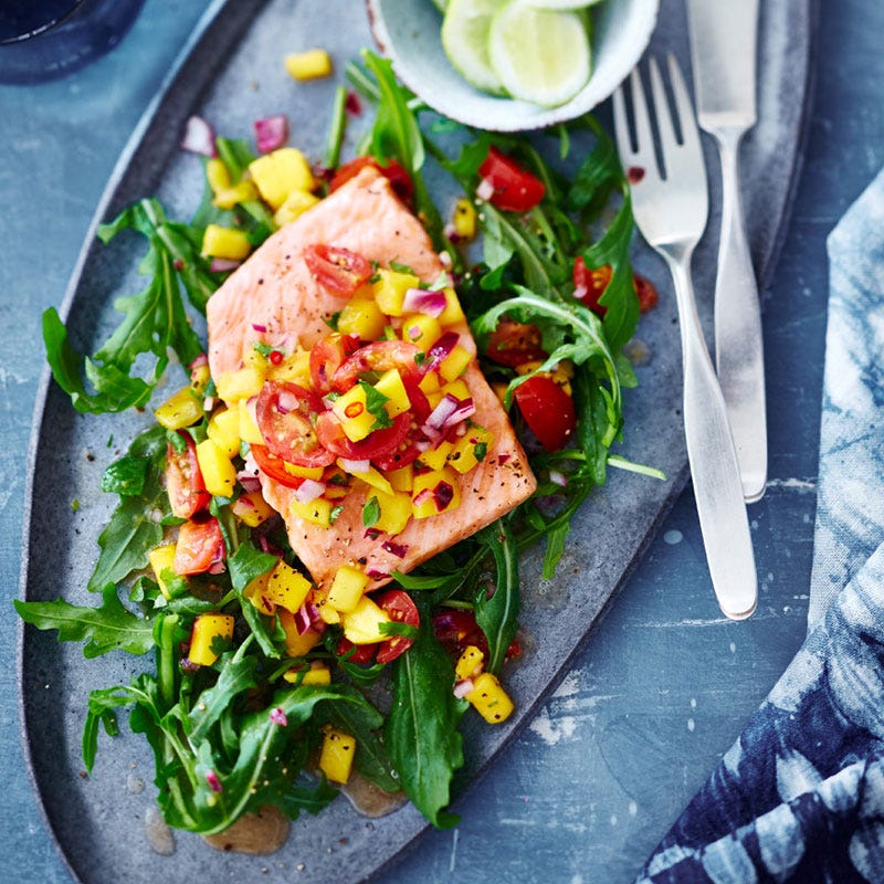 Süß-scharfer Expresslachs