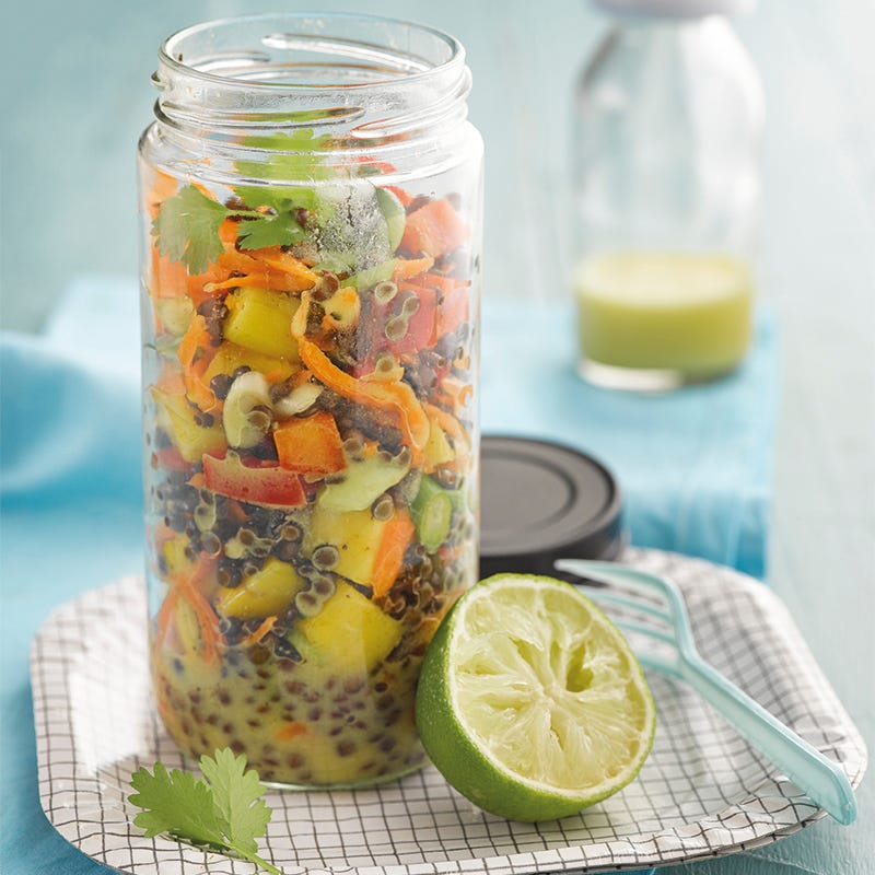 Fruitige linzensalade