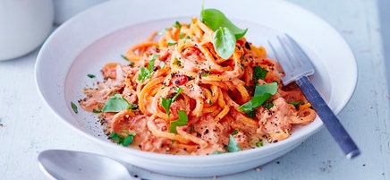 Snelle pasta met tonijn