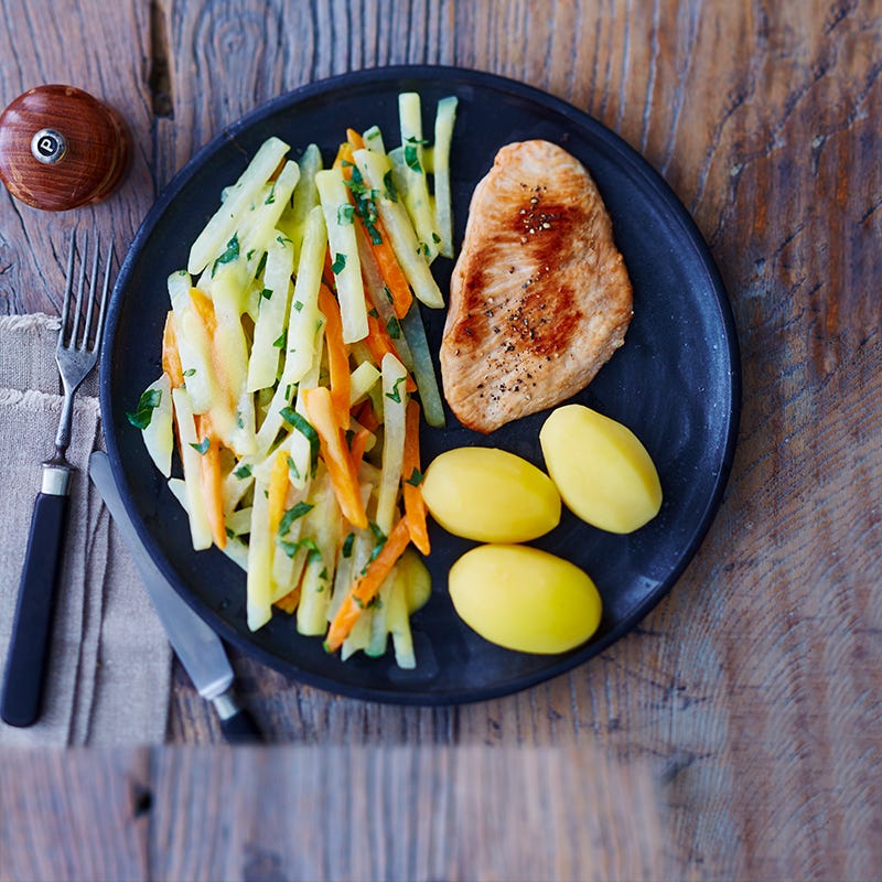 Foto van Kalkoen met koolrabi door WW